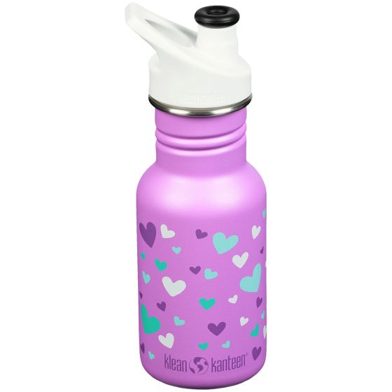 Бутылка Klean Kanteen Classic Sport Cap 355мл - Orchid Hearts