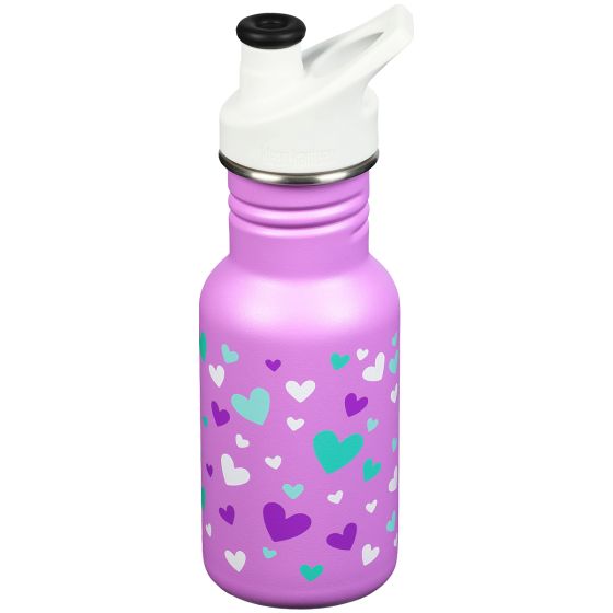 Бутылка Klean Kanteen Classic Sport Cap 355мл - Orchid Hearts