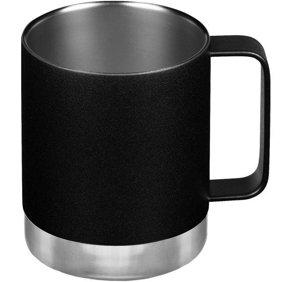 Klean Kanteen 355ml Insulated Camp Mug w/Tumbler Lid - Черный