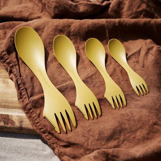 Спорк Large Serving Bio Light My Fire - Sandy Green