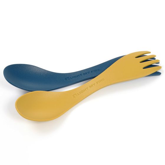 Спорк Little Bio Light My Fire 2 Pack - Musty Yellow/Hazy Blue