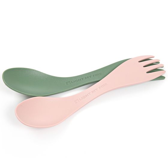 Спорк Little Bio Light My Fire 2 Pack - Sandy Green/Dusty Pink