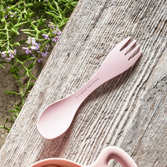 Спорк Little Bio Light My Fire 2 Pack - Sandy Green/Dusty Pink