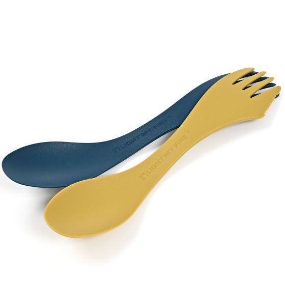 Спорк Medium Bio Light My Fire 2 Pack - Musty Yellow/Hazy Blue