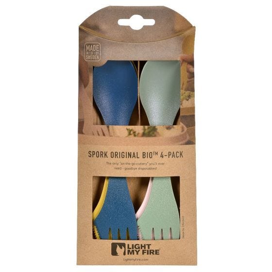 Спорк Original Bio Light My Fire 4 Pack - Multi Colour