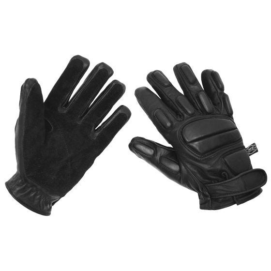 Protect Leather перчатки MFH - Черный