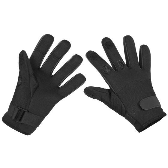 Mesh Neoprene перчатки MFH - Черный