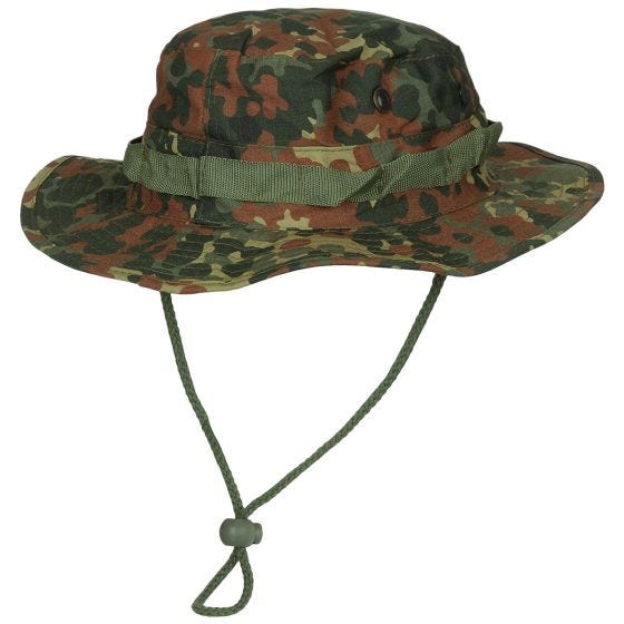 Широкополая Шляпа MFH GI из Материала Ripstop - Flecktarn