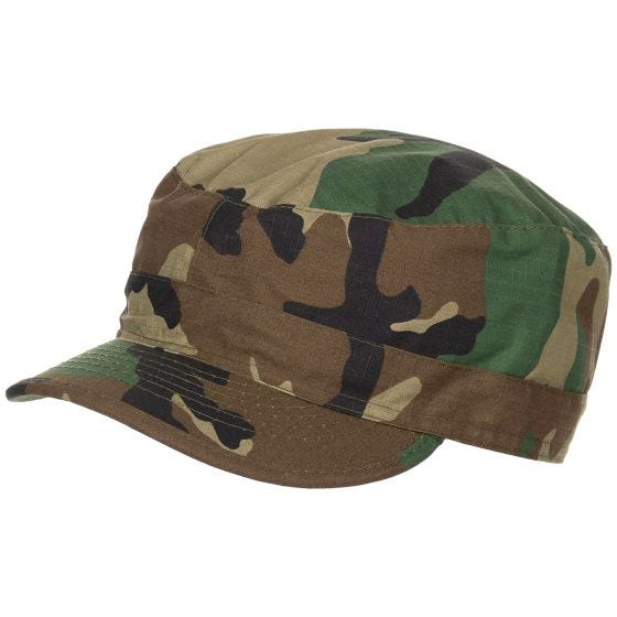 Полевая Кепка MFH BDU из Материала Ripstop - Woodland
