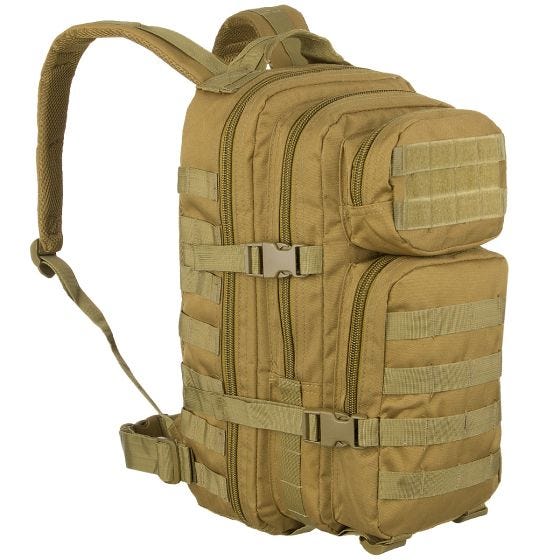 Малый Штурмовой Рюкзак Mil-Tec MOLLE US - Coyote