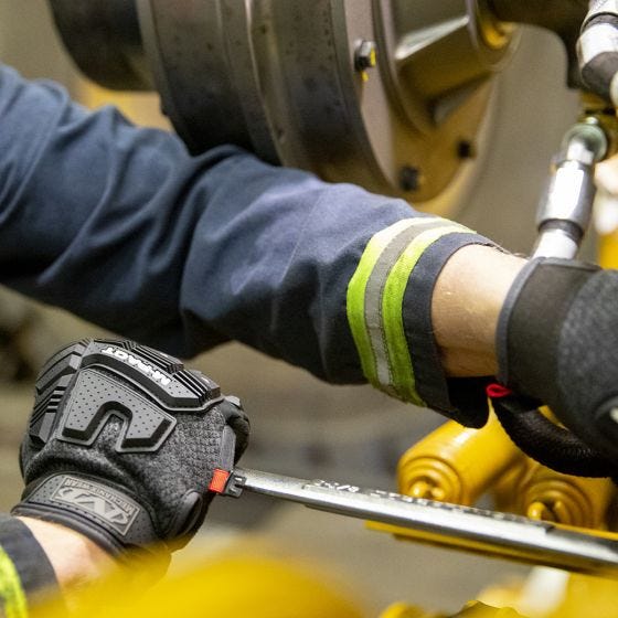 Перчатки Mechanix Wear Coldwork M-Pact - Серый/Черный