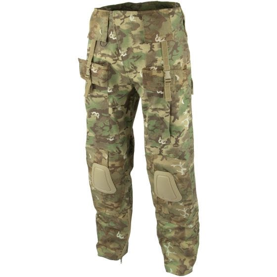 Брюки Mil-Tec Warrior с Накладками на Коленях - Arid Woodland
