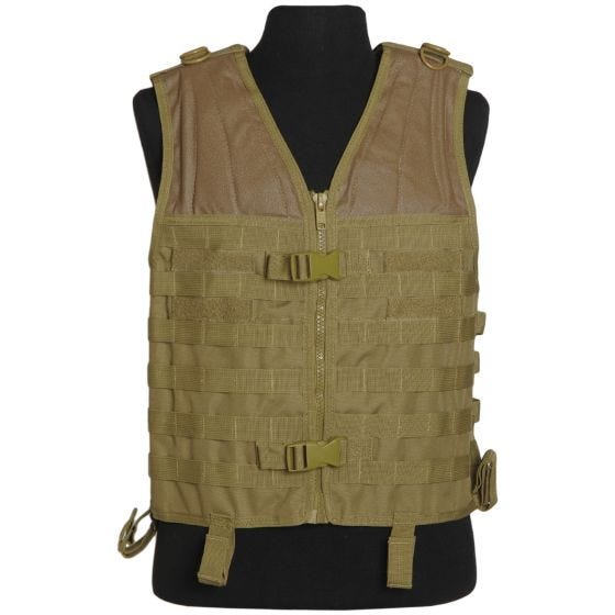 Плитоноска-жилет Mil-Tec MOLLE - Coyote