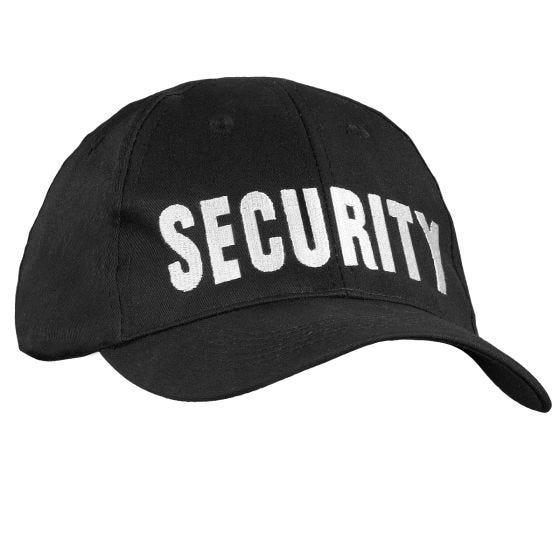 Бейсболка Mil-Tec Security - Черный