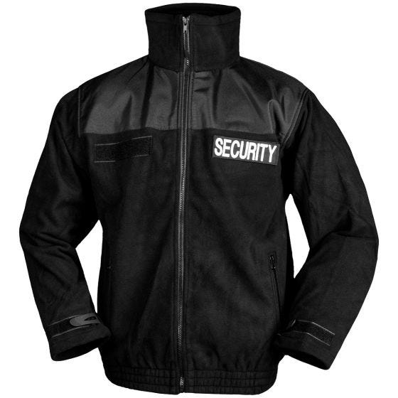Флисовая куртка Mil-Tec Security - Черный