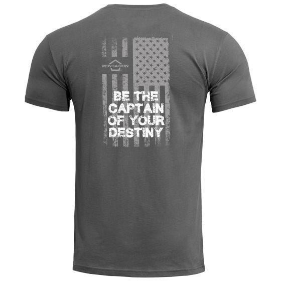 Футболка Pentagon Ageron American Flag - Wolf Grey