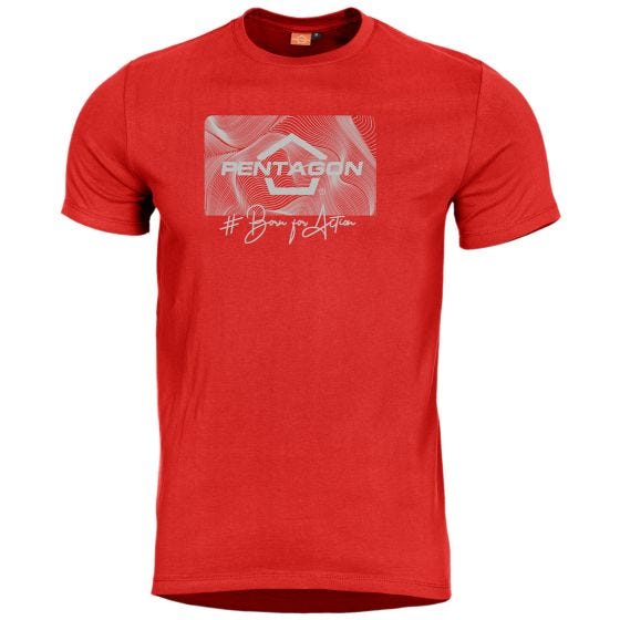 Футболка Pentagon Ageron Contour - Lava Red