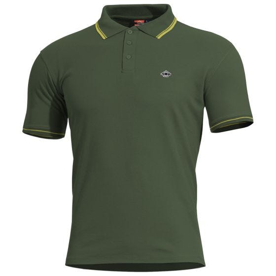 Футболка-поло Pentagon Aniketos Stripes - SpringBok Green