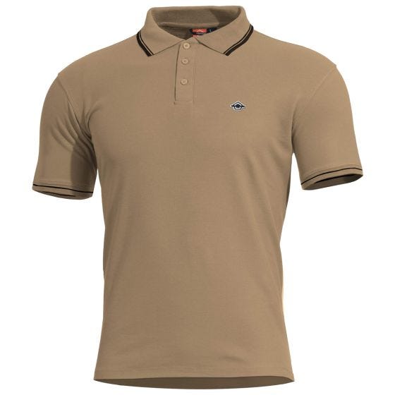 Футболка-поло Pentagon Aniketos Stripes - Tan Brown