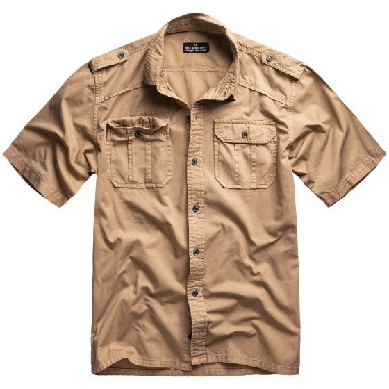 Рубашка с коротким рукавом Surplus M65 Basic - Бежевый