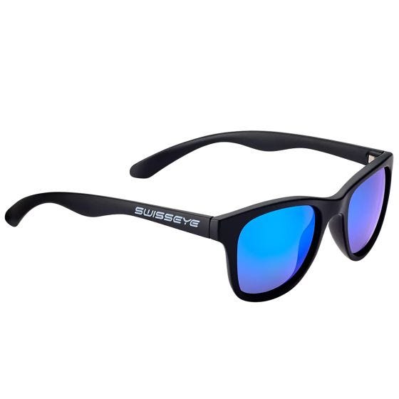Солнцезащитные очки Swiss Eye Kanjo Flex 1 - Дымчатая линза BW Revo / Черная матовая оправа