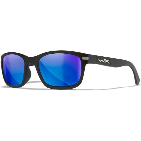 Очки Wiley X WX Helix - Captivate Polarized Blue Mirror Lenses / Matte Black Frame