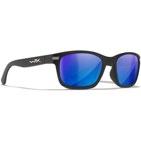 Очки Wiley X WX Helix - Captivate Polarized Blue Mirror Lenses / Matte Black Frame