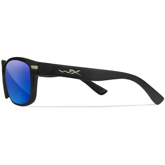 Очки Wiley X WX Helix - Captivate Polarized Blue Mirror Lenses / Matte Black Frame
