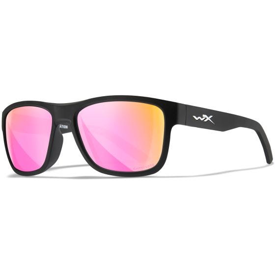 Очки Wiley X WX Ovation - Captivate Polarized Rose Gold Mirror Lenses / Matte Black Frame