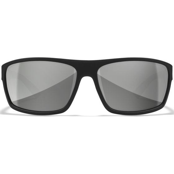 Очки Wiley X WX Peak - Silver Flash Lenses / Gloss Black Frame