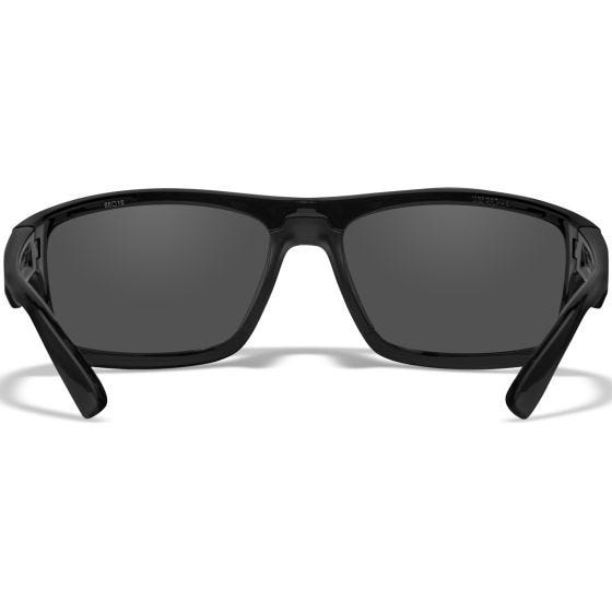 Очки Wiley X WX Peak - Silver Flash Lenses / Gloss Black Frame