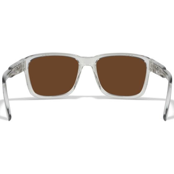 Очки Wiley X WX Trek - Captivate Polarized Green Mirror Lenses / Gloss Crystal Light Grey Frame