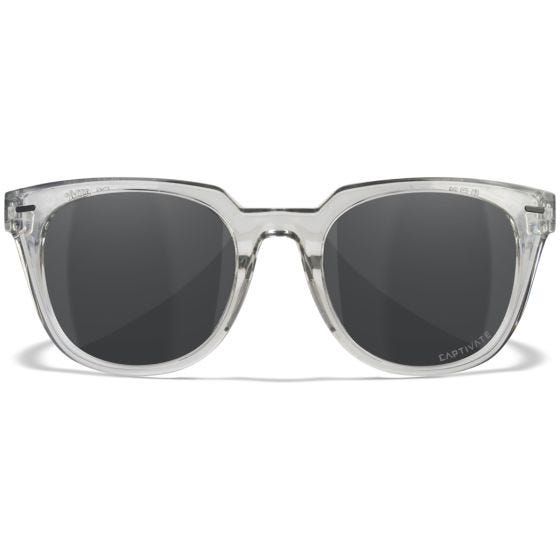 Очки Wiley X WX Ultra - Captivate Polarized Grey Lenses / Gloss Crystal Light Grey Frame