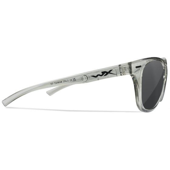 Очки Wiley X WX Ultra - Captivate Polarized Grey Lenses / Gloss Crystal Light Grey Frame