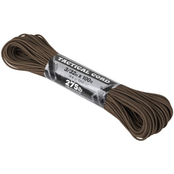 Тактический Шнур Atwood Rope 275 100 фута - Коричневый