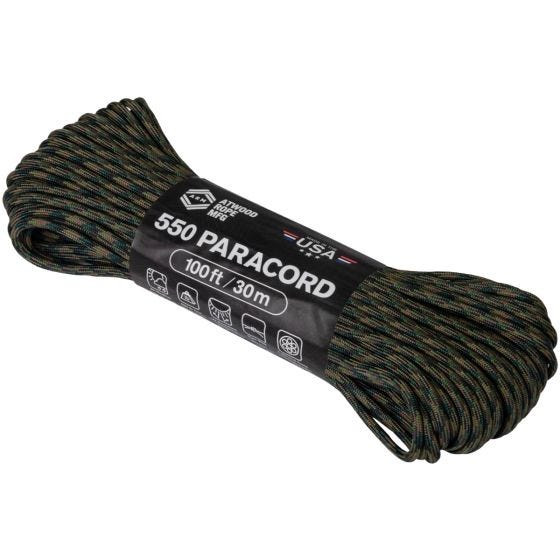 Паракорд Atwood Rope 550 100 фута - Woodland