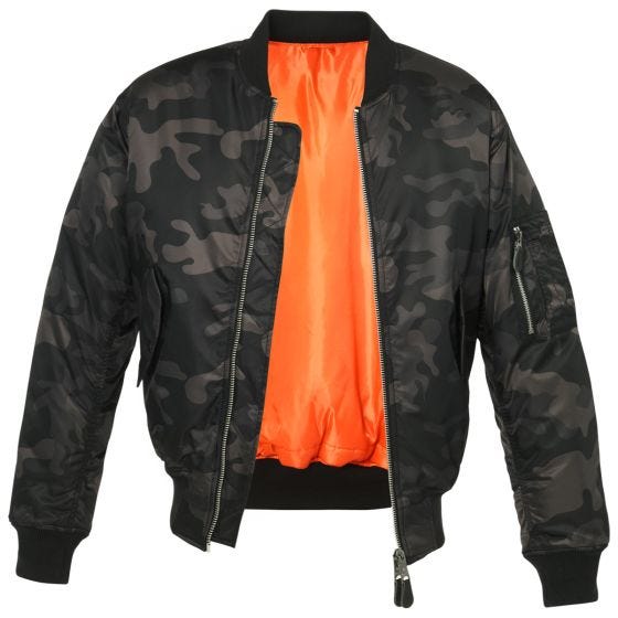 Куртка Brandit MA1 Camo - Dark Camo