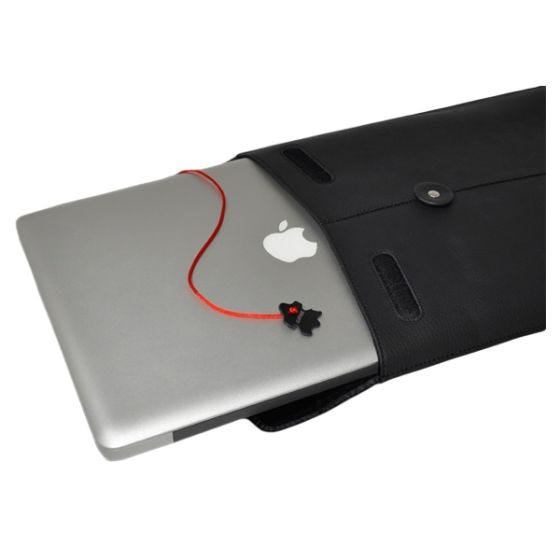 Кожаный Чехол для Ноутбука Civilian Pro Manila-15 MacBook Pro 15" - Черный