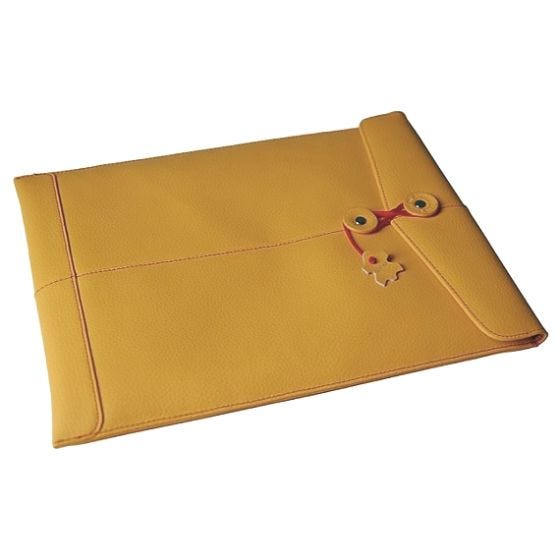 Кожаный Чехол для Ноутбука Civilian Pro Manila-15 MacBook Pro 15" - Mango