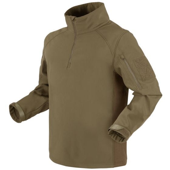 Куртка Softshell с Молнией 1/4 Condor Patrol - Tan