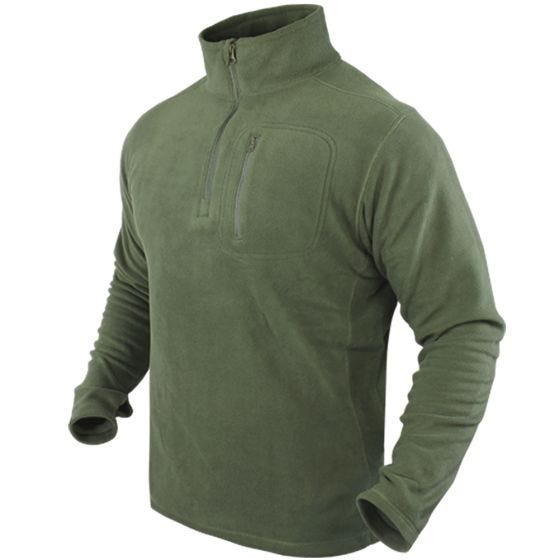 Флисовый Пуловер с Молнией 1/4 Condor - Olive Drab
