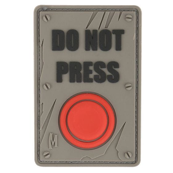 Патч Maxpedition Do Not Press - SWAT