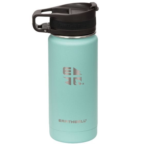Герметичная Бутылка Earthwell Roaster Loop 473 мл - Aqua Blue