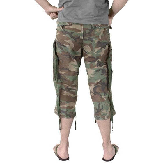 Шорты 3/4 Surplus Engineer Vintage Woodland