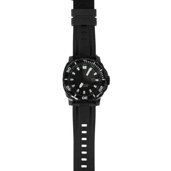 Подводные Часы First Tactical Fathom из Нержавеющей Стали - Черный