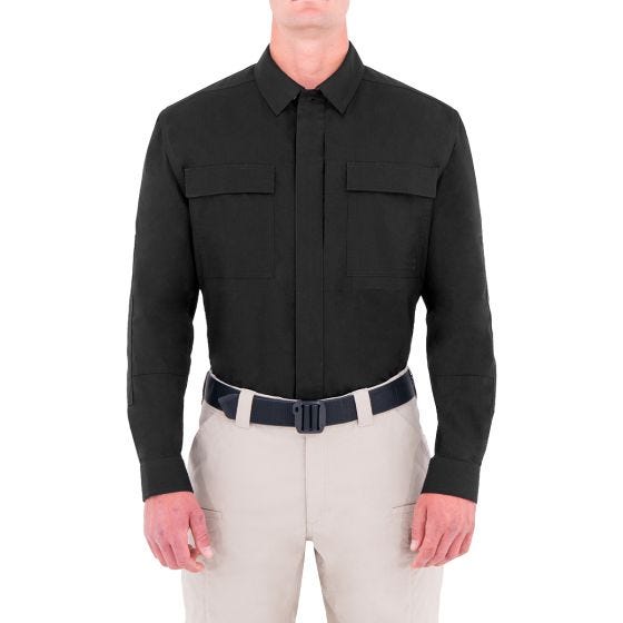 Рубашка с Длинным Рукавом First Tactical Tactix BDU Мужская - Черный