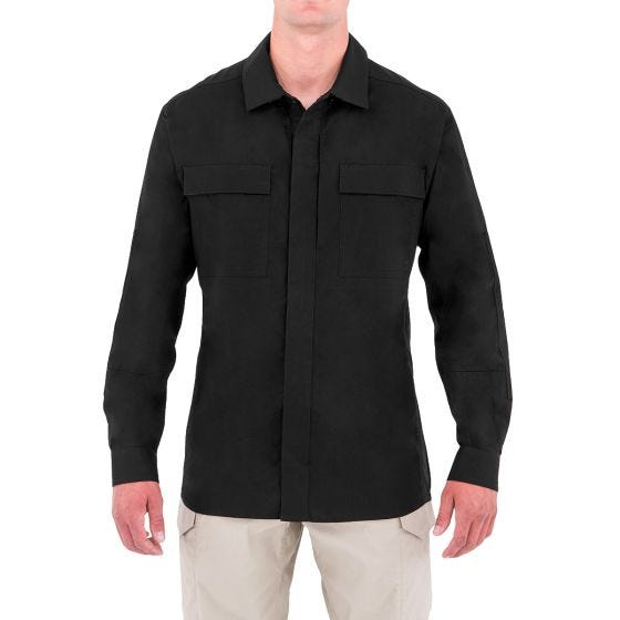 Рубашка с Длинным Рукавом First Tactical Tactix BDU Мужская - Черный