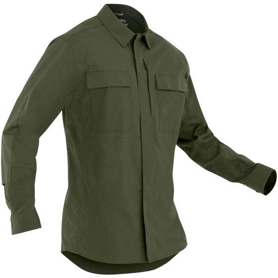 Рубашка с Длинным Рукавом First Tactical Tactix BDU Мужская - Зеленый