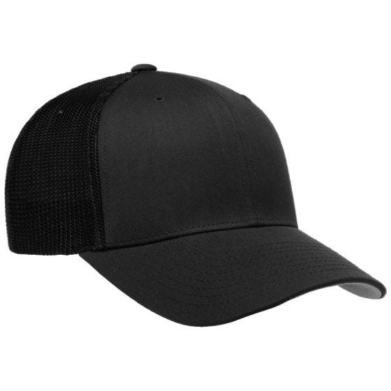 Сетчатая Кепка Flexfit Trucker - Черный