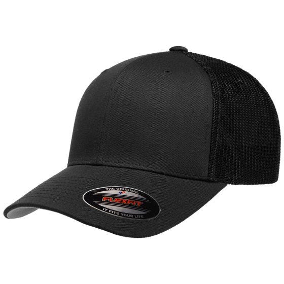Сетчатая Кепка Flexfit Trucker - Черный